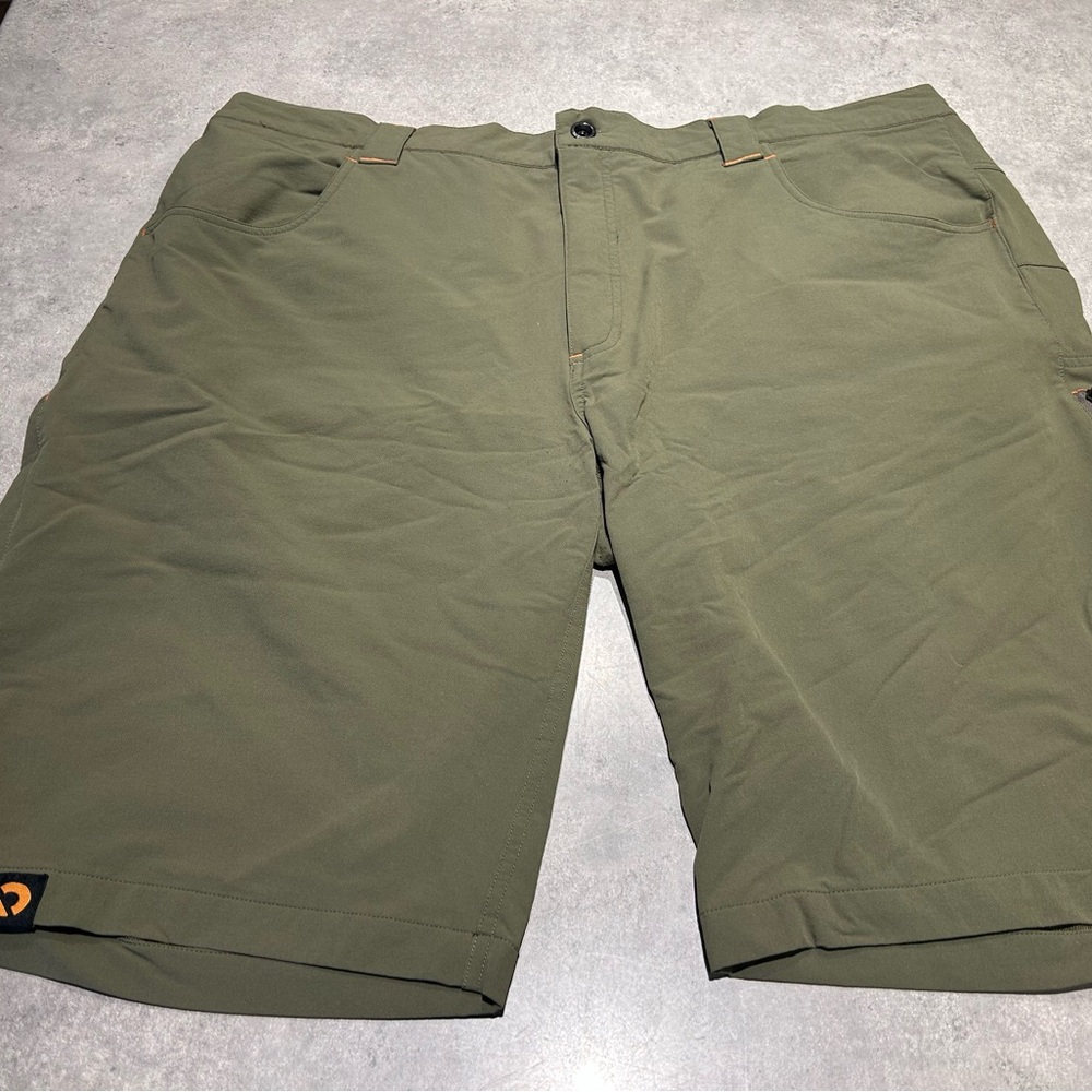 First Lite Olive Cargo Shorts
